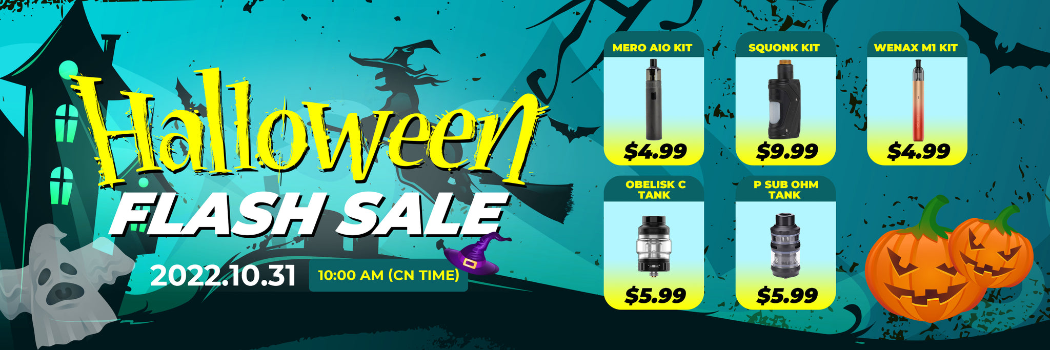 Geekvape Store Halloween flash sale