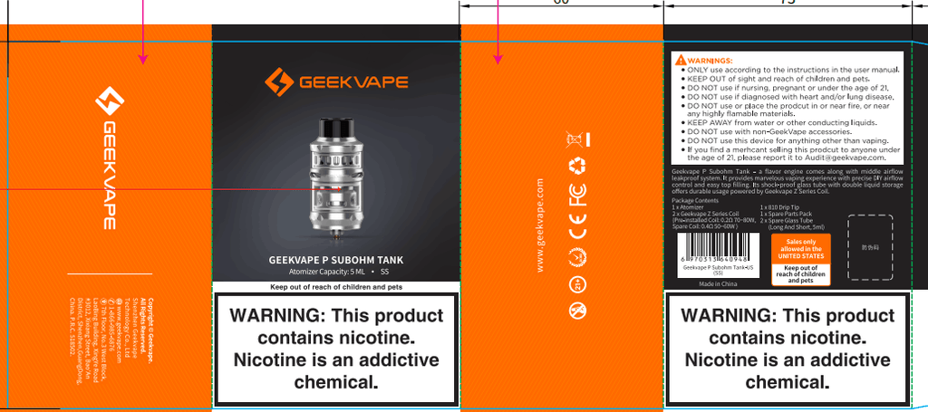 Geekvape P sub ohm tank