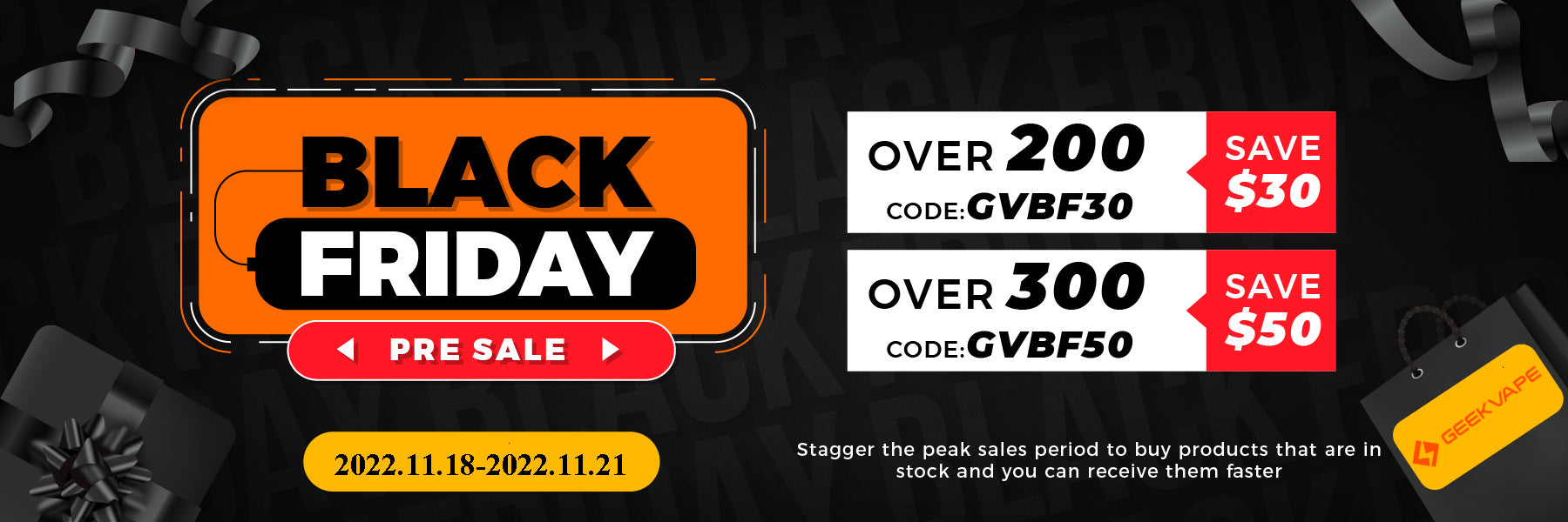 Geekvape Black Friday Pre-sale