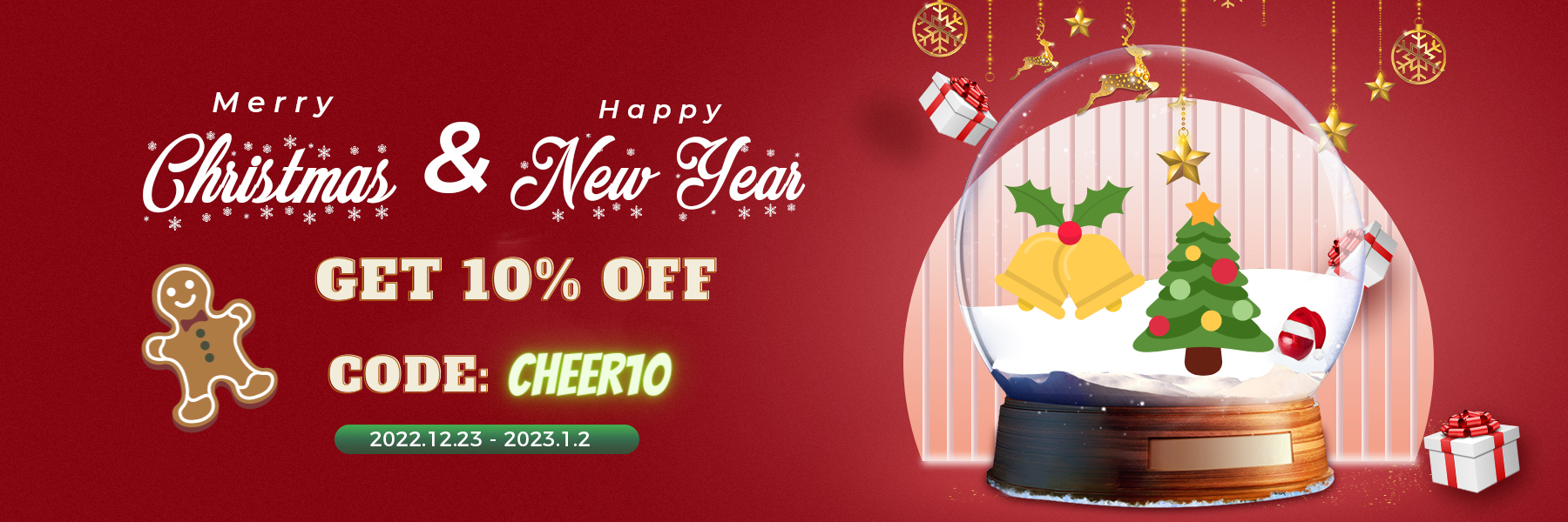 Merry Christmas & Happy New Year Sale