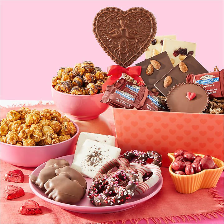 Chocolate Inspirations Valentine Gift Basket