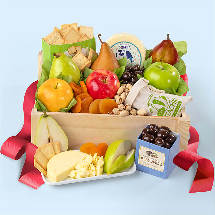 product image for Gourmet Fruit, Cheese & Nut Gift Crate