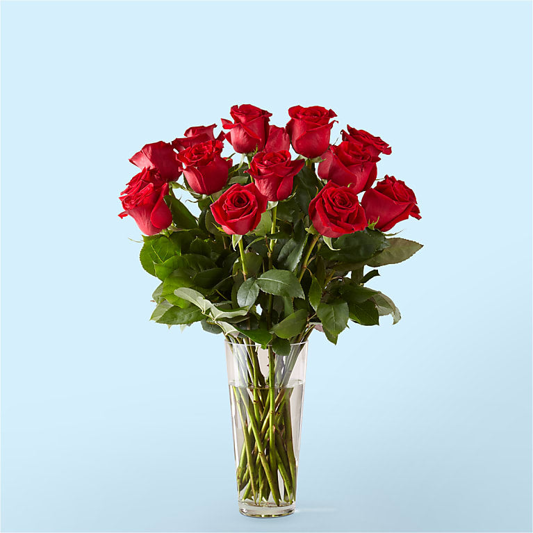 Long Stem Red Rose Bouquet