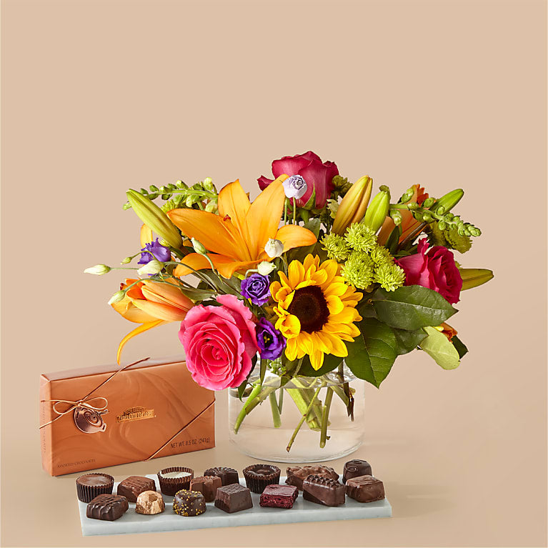 Best Day Bouquet and Chocolate Bundle