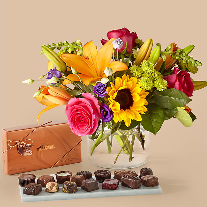 Best Day Bouquet and Chocolate Bundle
