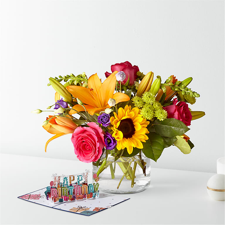 Best Day Bouquet & Lovepop® Birthday Pop-Up Card