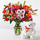 Here's Looking at You Bouquet & Bear Set
