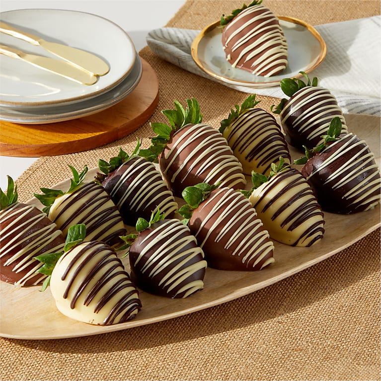 Classic Belgian Chocolate Covered Strawberries