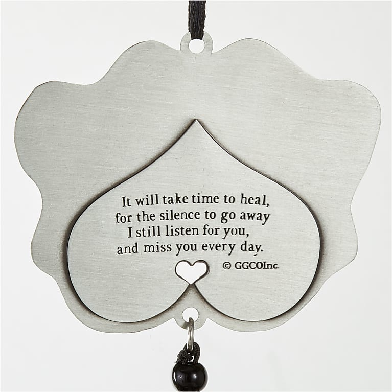 Pawprints Left by You Pet Memorial Windchime