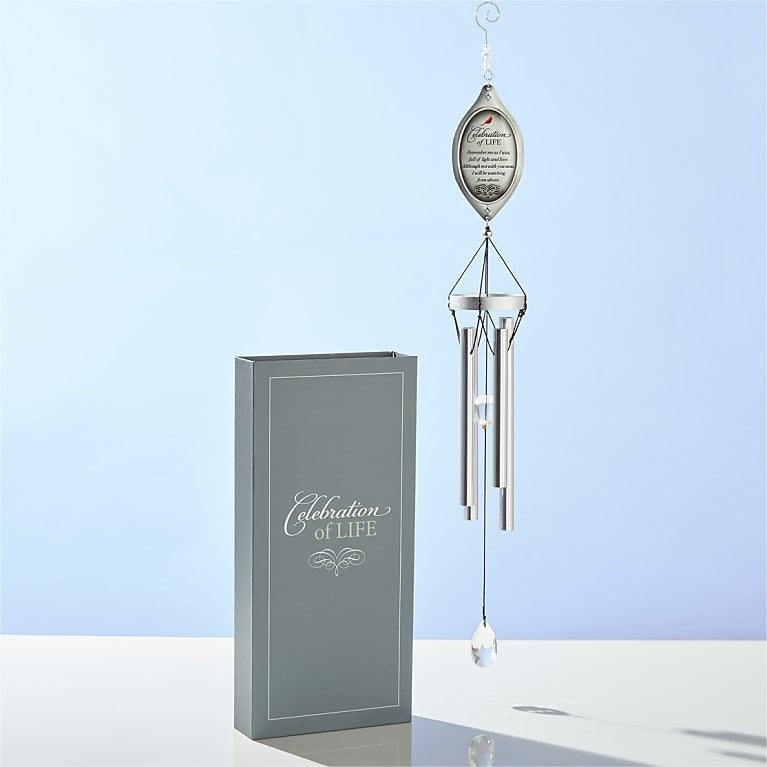 Celebration of Life Windchime & Plant Bundle