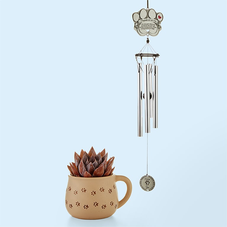 Pawprint Mug with Windchime