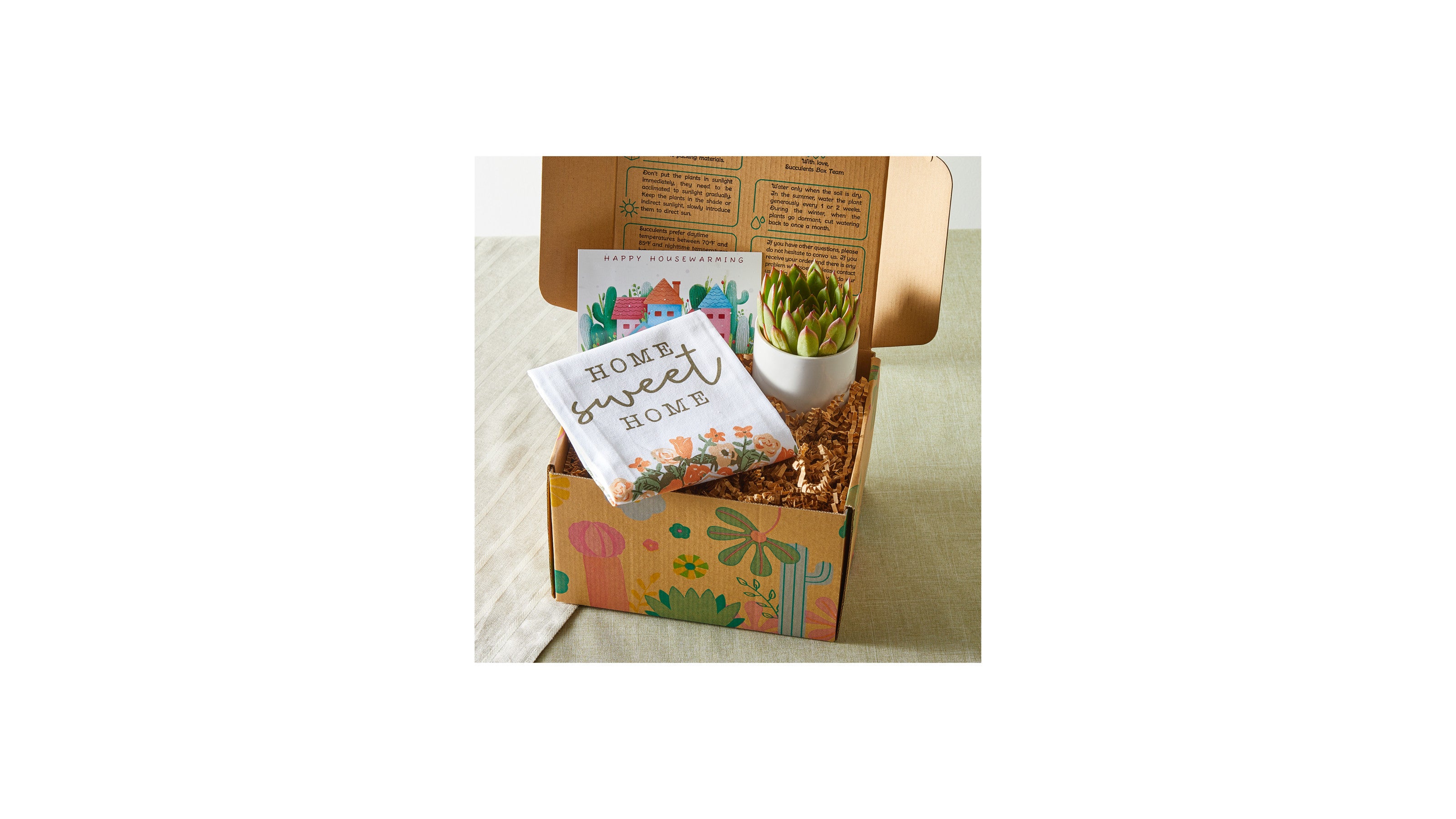 Home Sweet Home, House Warming Gifts, New Home Gift Ideas, Succulent Gift  Box, New Home Housewarming Gift, Housewarming Gift Box XFF1 