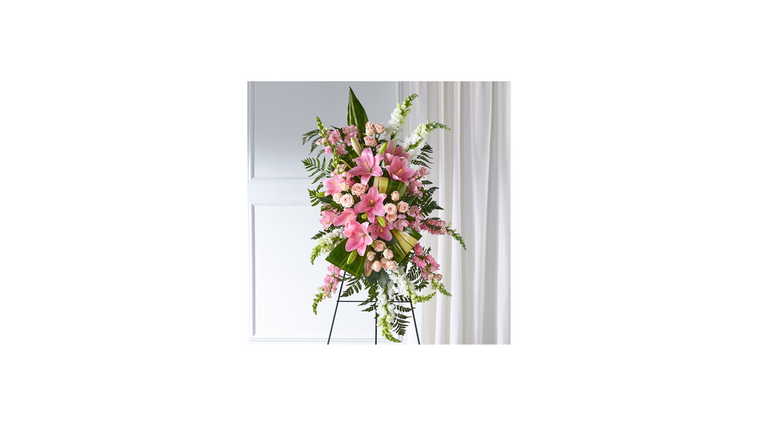 Pastel Floral Sympathy Standing Spray