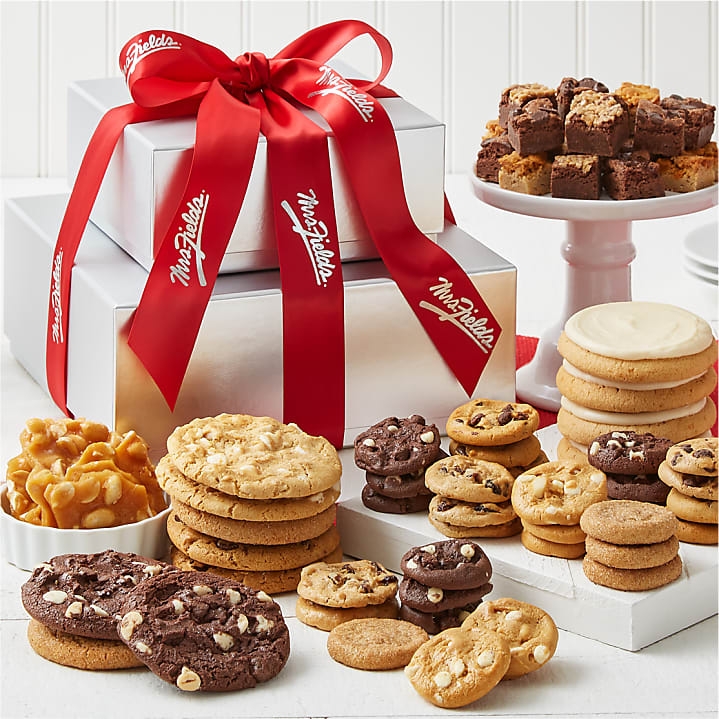 product image for Mrs. Fields Personal Silver Cookie Tower