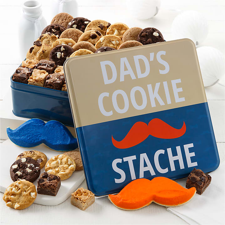 product image for Mrs. Fields Dad's Cookie Stache Combo Tin