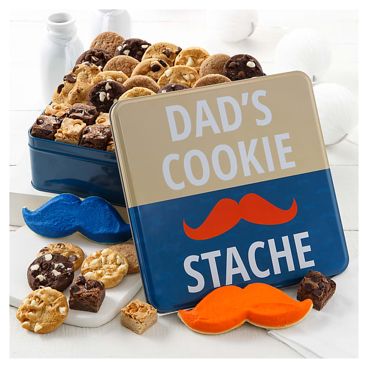 product image for Mrs. Fields Dad's Cookie Stache Combo Tin