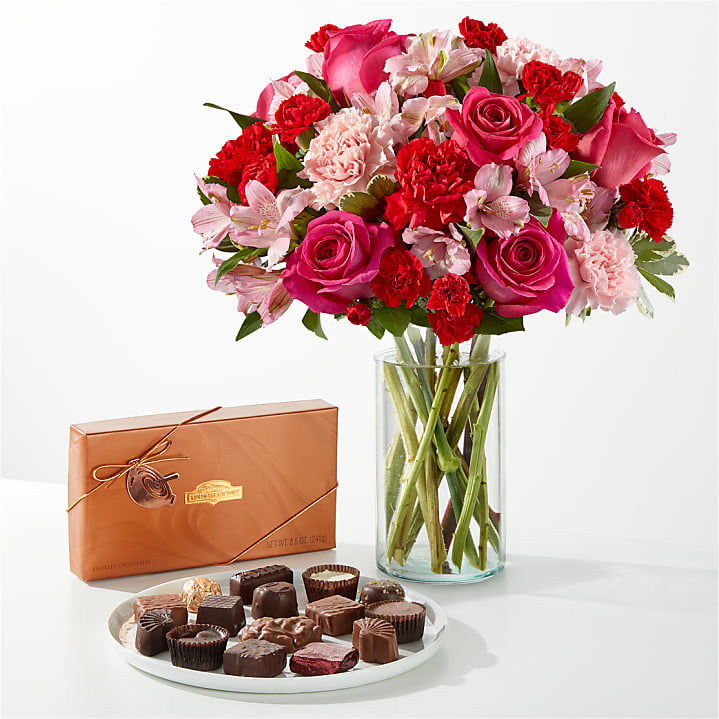 You're Precious Bouquet and Chocolate Gift Set