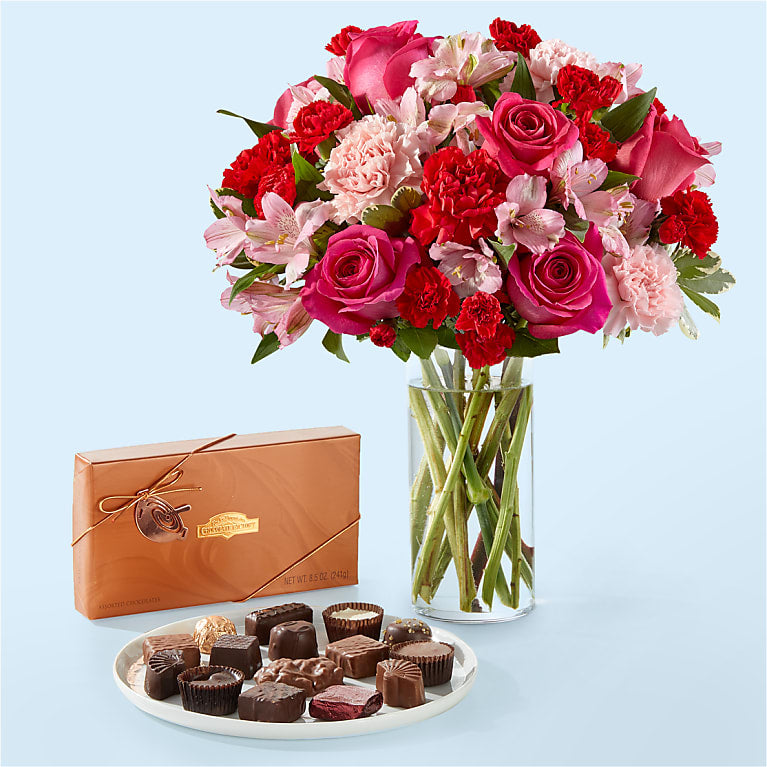 You're Precious Bouquet and Chocolate Gift Set