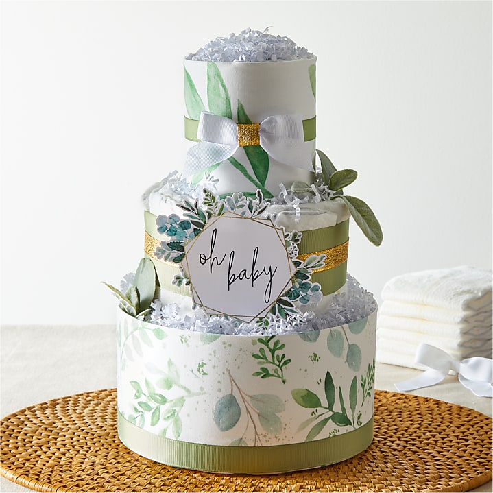 product image for Greenery Diaper Cake