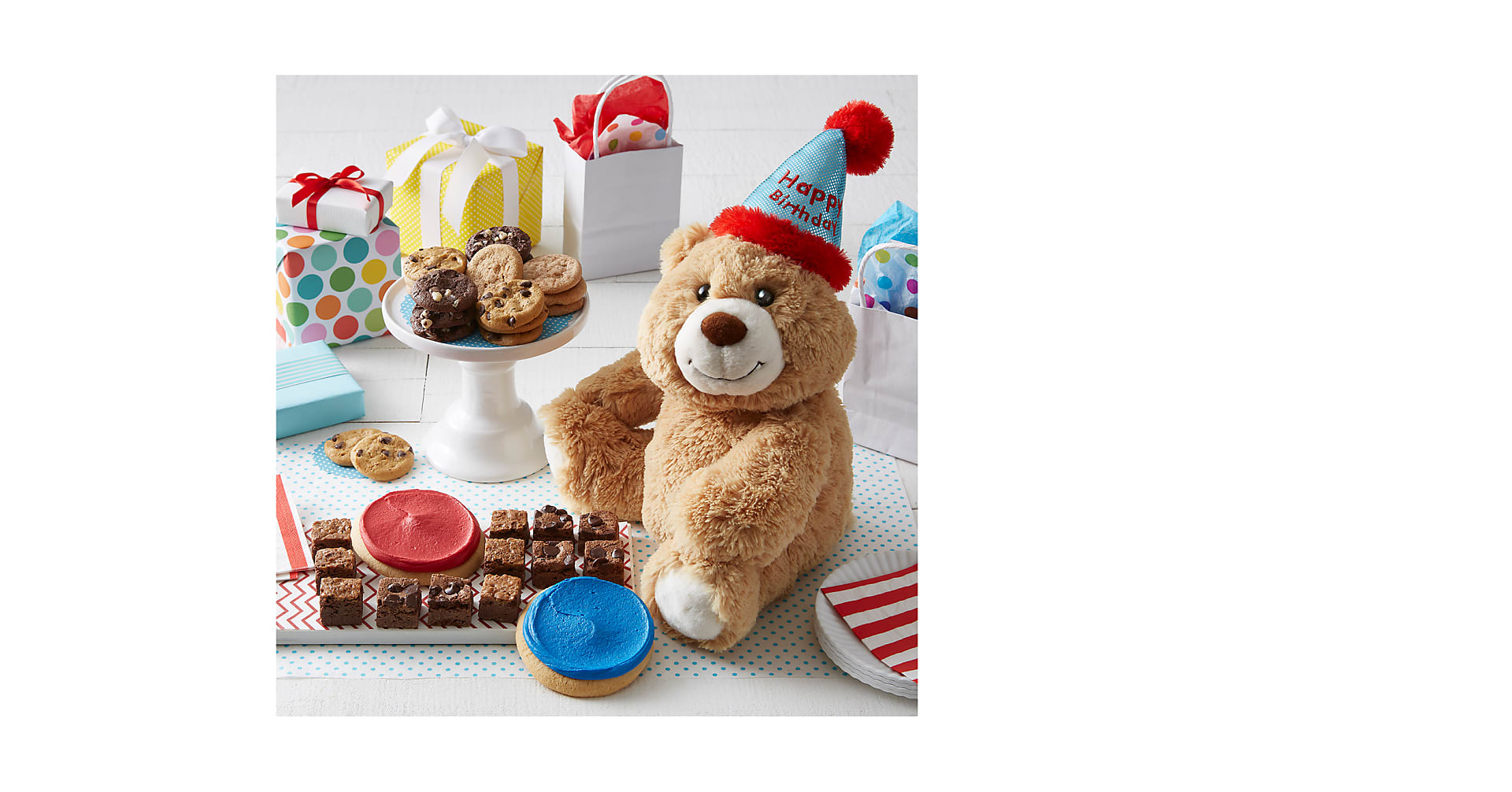 Mrs. Fields® Happy Birthday Bear Treat Combo