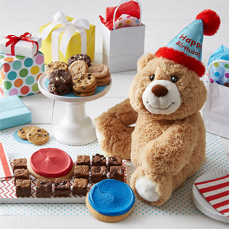 Mrs. Fields® Happy Birthday Bear Treat Combo