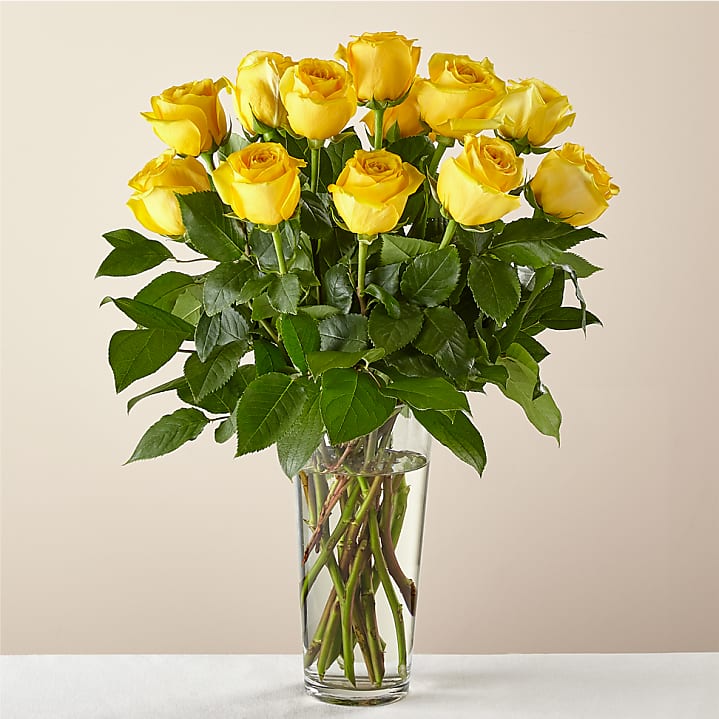 product image for Long Stem Yellow Rose Bouquet