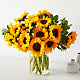 Honey Bee Sunflower Bouquet