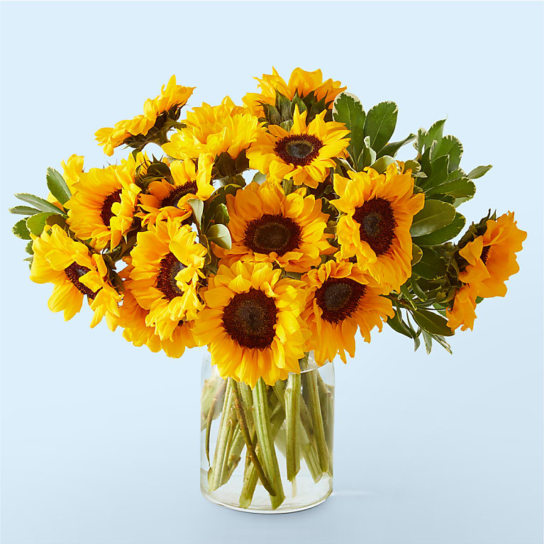 Honey Bee Sunflower Bouquet