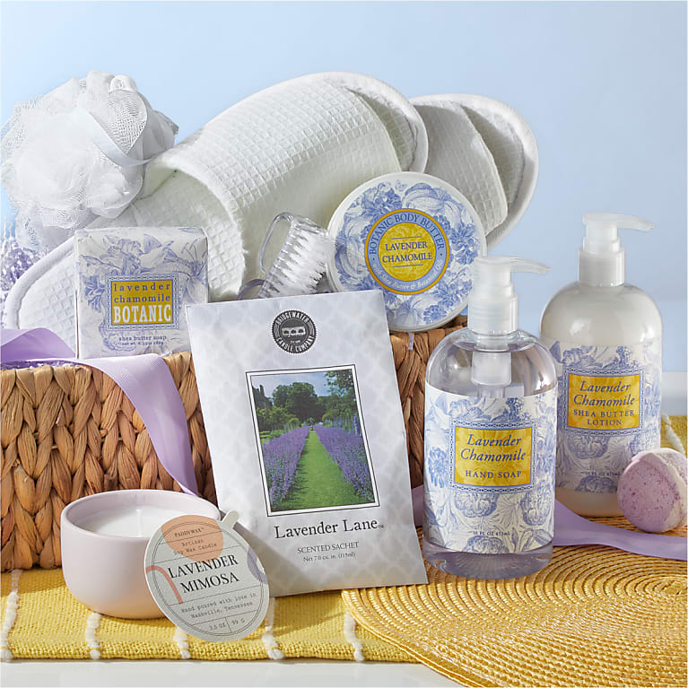 Lavender Spa Gift Basket