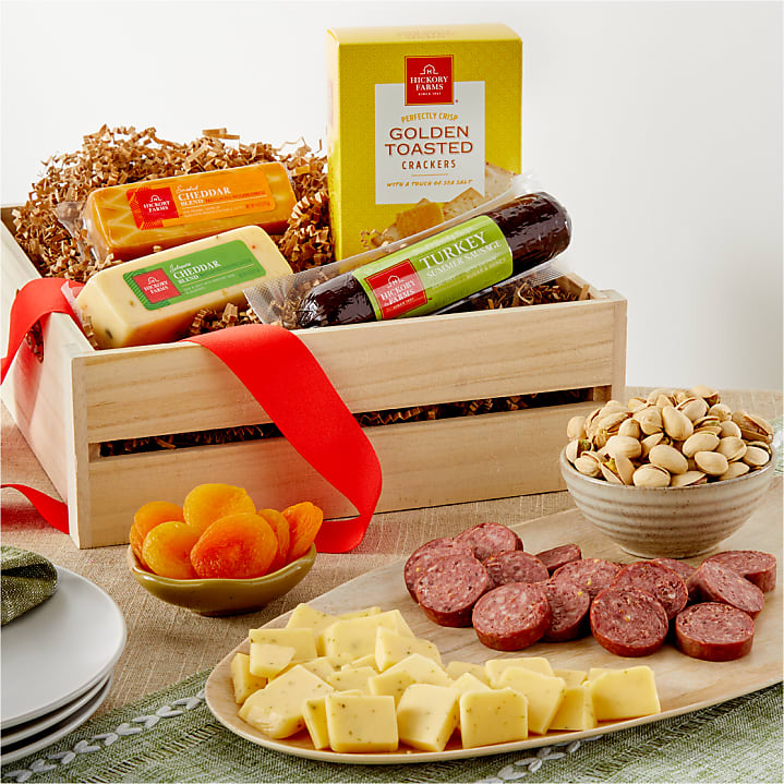 Meat & Cheese Charcuterie Gift Basket