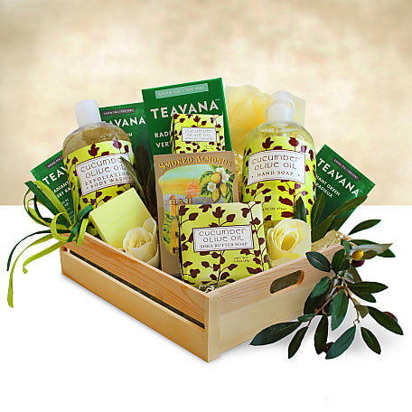 Cucumber & Olive Oil Spa Gift Basket