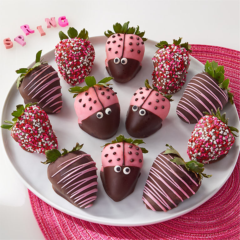 Love Bug Belgian Chocolate Covered Strawberries