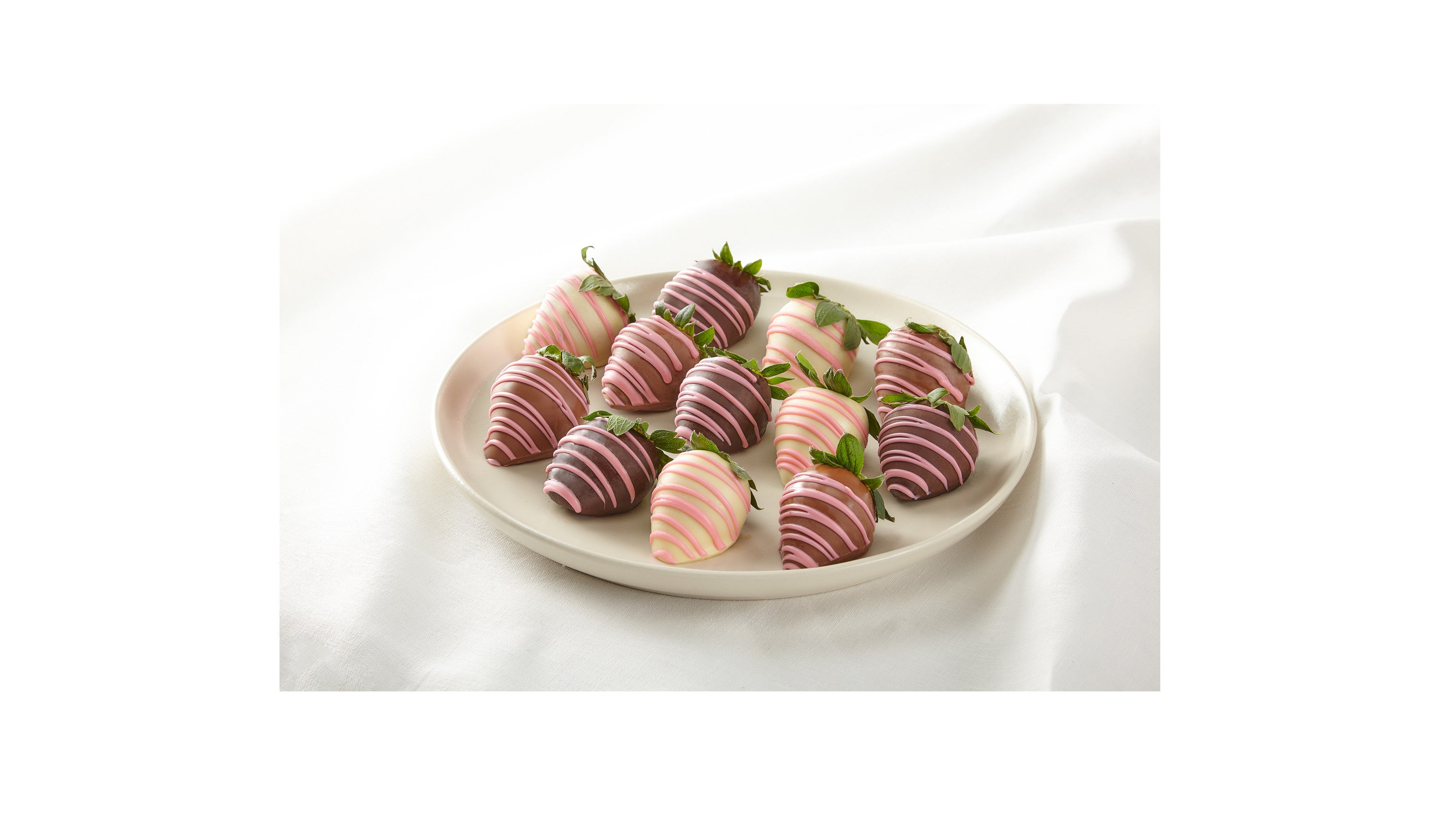 product image for One Dozen Pink Chocolate Covered Strawberries