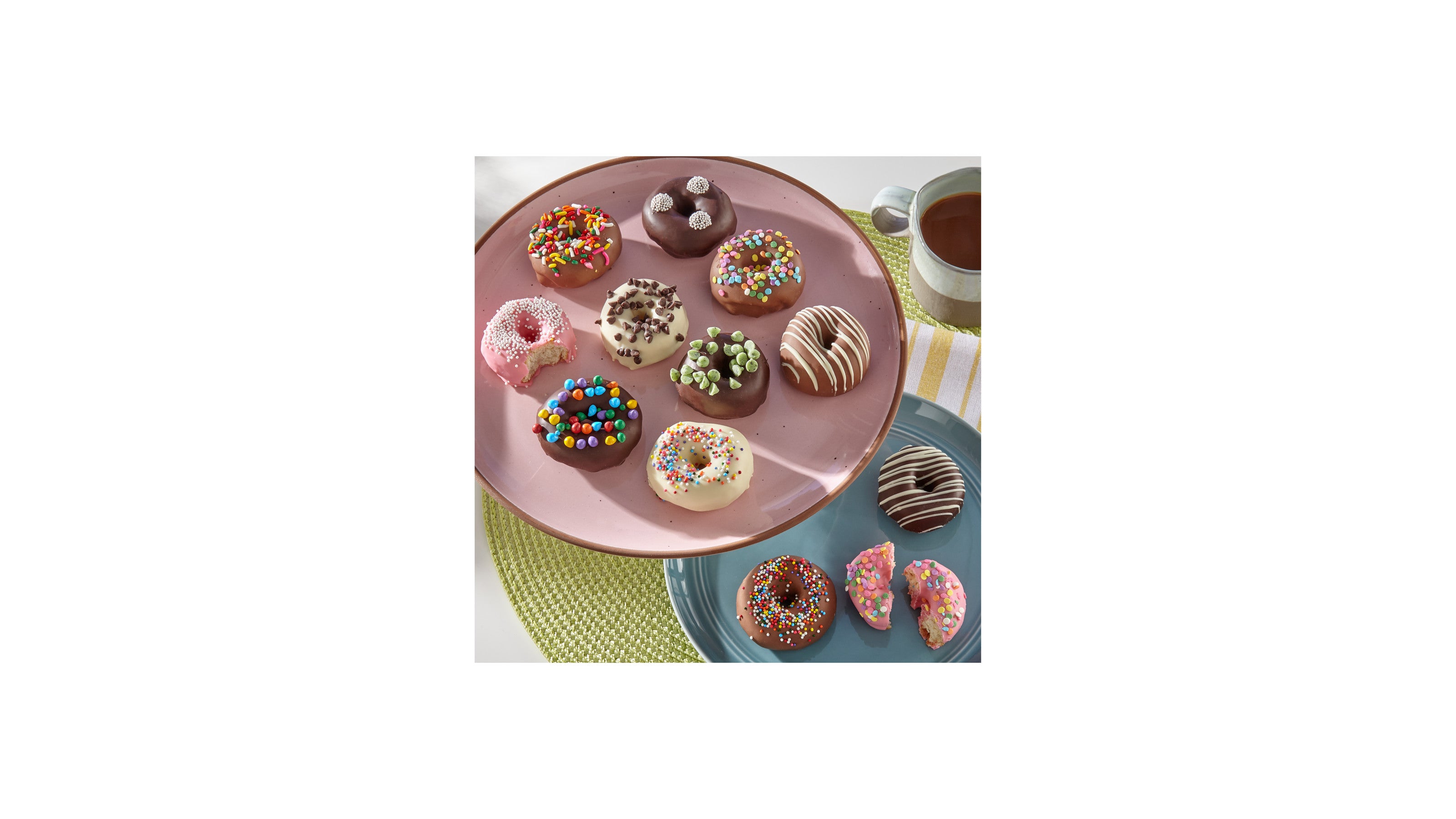 product image for Belgian Chocolate Dipped Mini Donuts