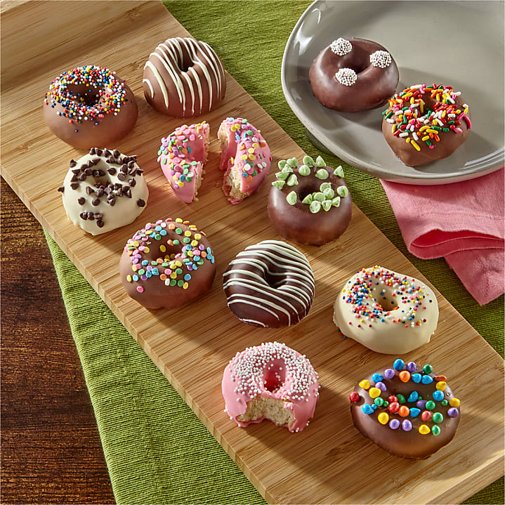 product image for Belgian Chocolate Dipped Mini Donuts