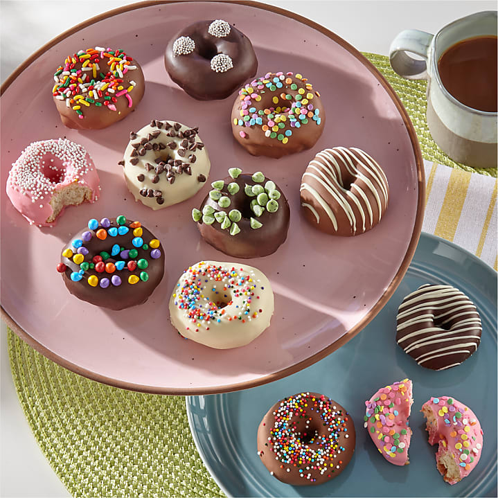 product image for Belgian Chocolate Dipped Mini Donuts