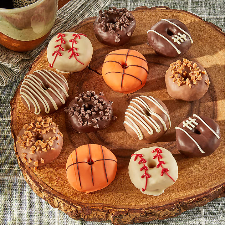 product image for Belgian Chocolate Covered Mini Sport Donuts