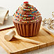 Breakable Belgian Chocolate Confetti Treat Cupcake