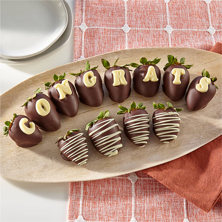 product image for Congrats Belgian Chocolate Covered Berry-Gram®