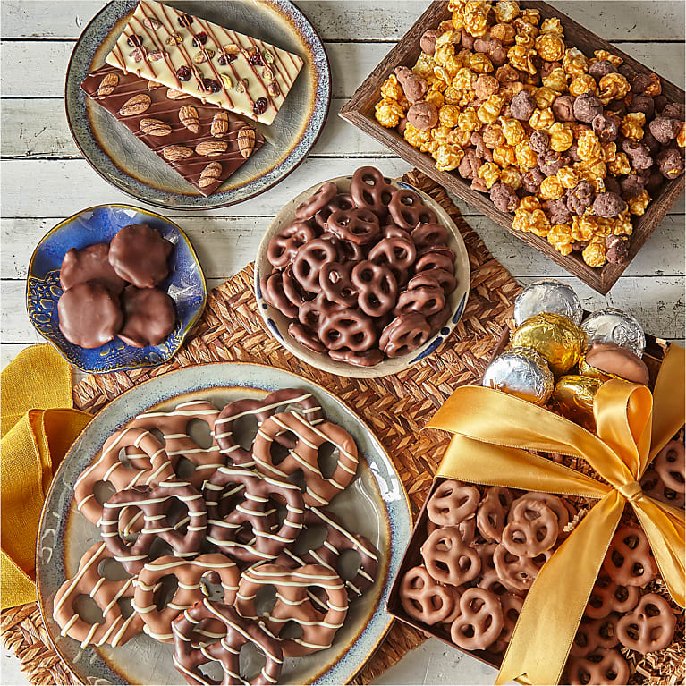 Sweet Tooth Belgian Chocolate–Dipped Treat Tray