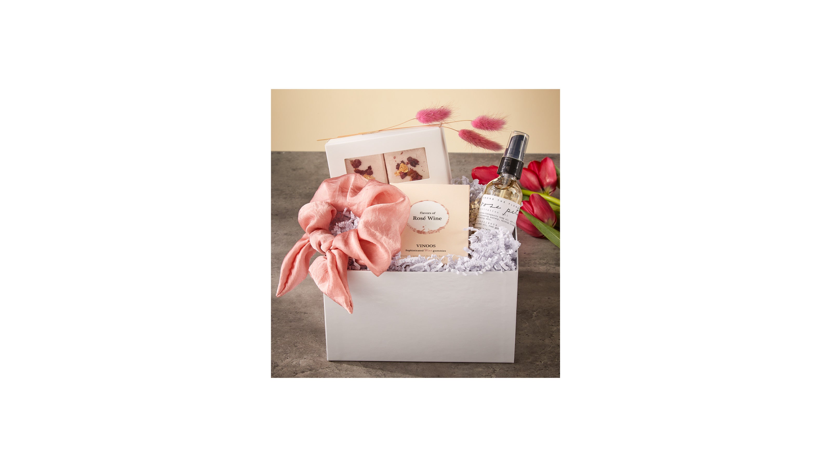 Posh Pink Citron Spa Basket - Spa Gift Baskets Delivered | by Olive & Cocoa