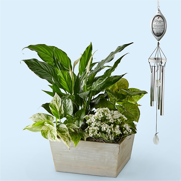 product image for White Garden & Celebration of Life Windchime