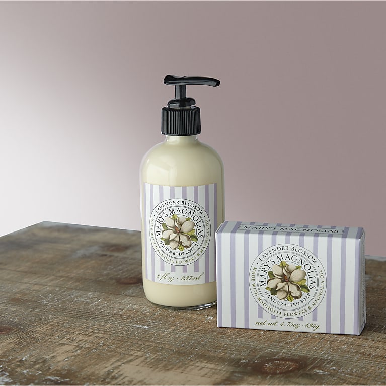 Magnolia Sapling with Lavender Soap & Lotion Duet