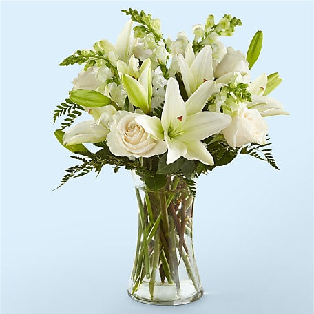 White Funeral Flowers Send White Funeral Flower Arrangements