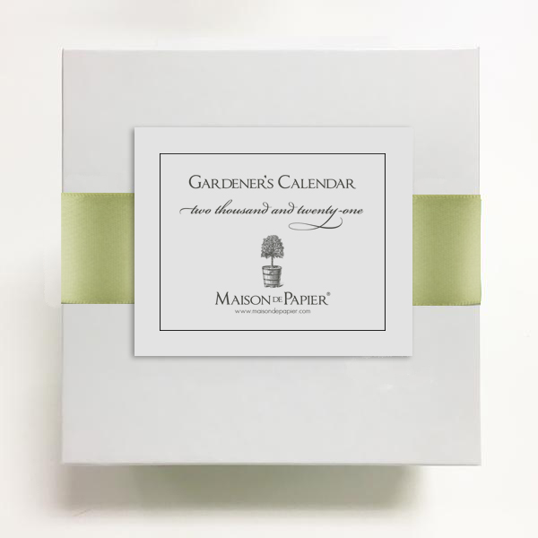 21 Gardener S Calendar With Easel Maison De Papier