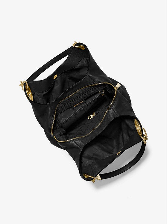 Sac porté épaule Michael Kors LILLIE LG CHAIN SHLD black en vente au  meilleur prix