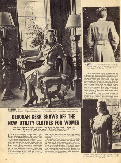 Utility Clothing and Wartime Fashion - The Seamstress of Bloomsbury
