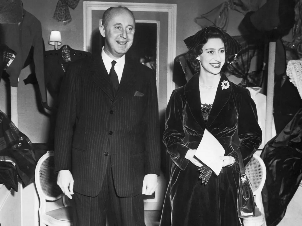 Christian Dior with Princess Margaret