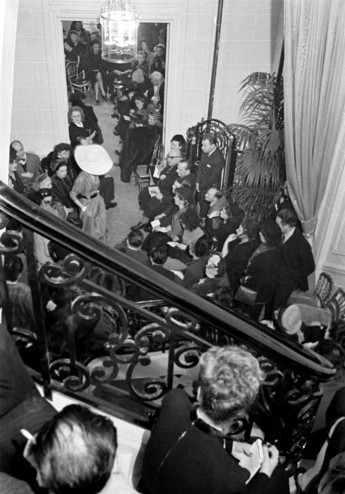 Guests packed to see House of Dior's staircase