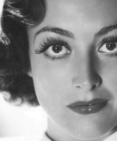 Joan Crawford's signature shining eyes